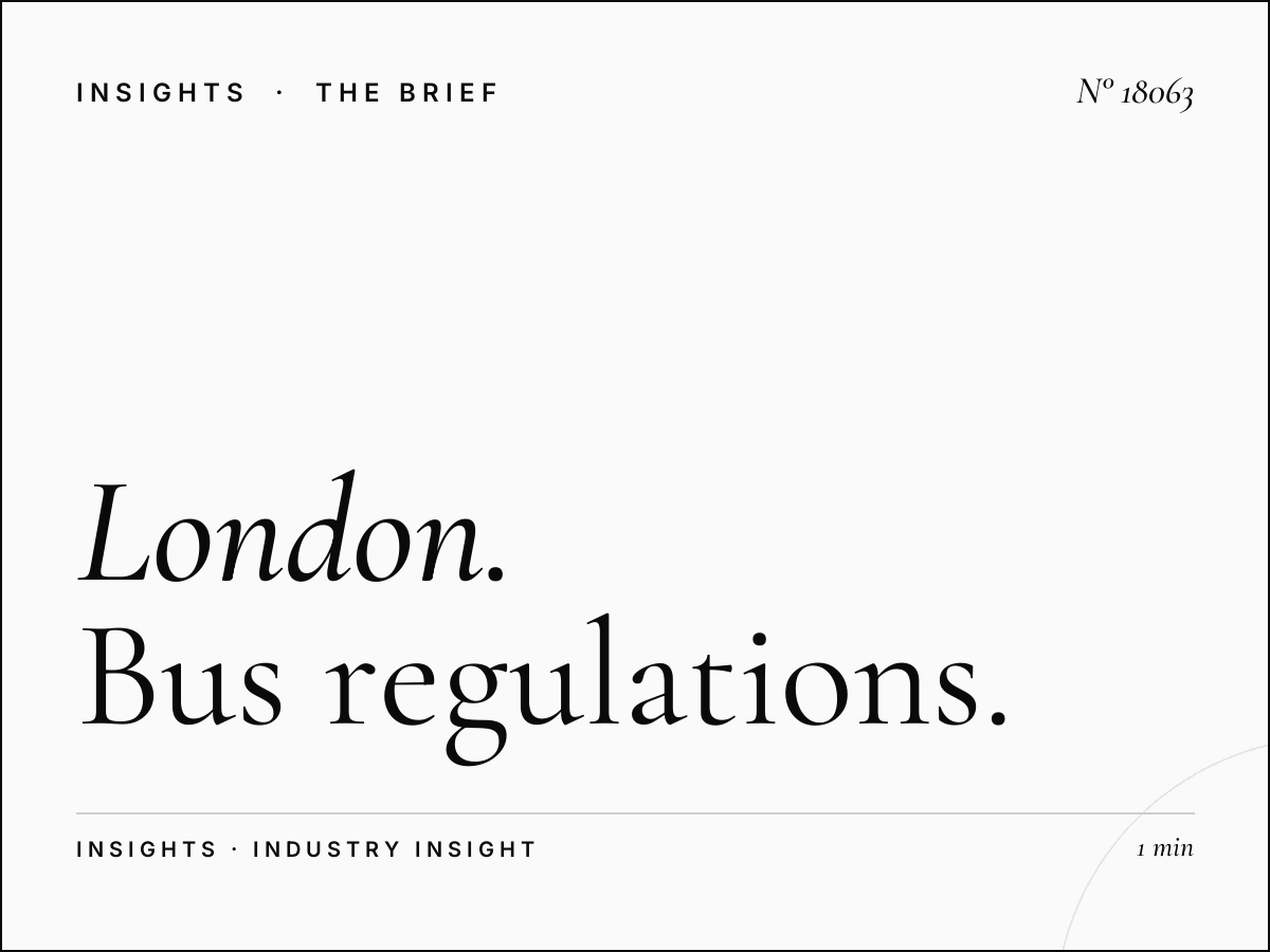 London Bus Supersides Permits: Bus Regulations
