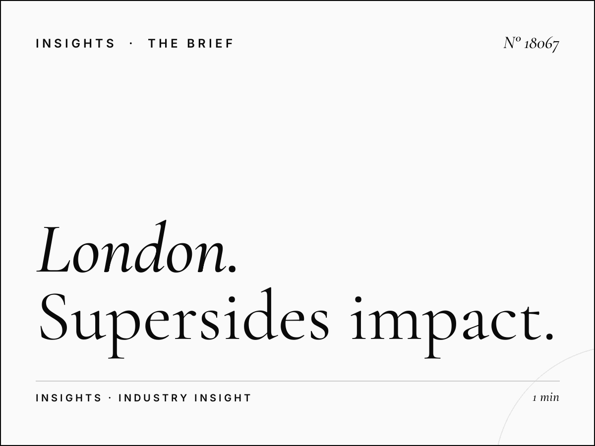 London Bus ROI: Supersides Impact