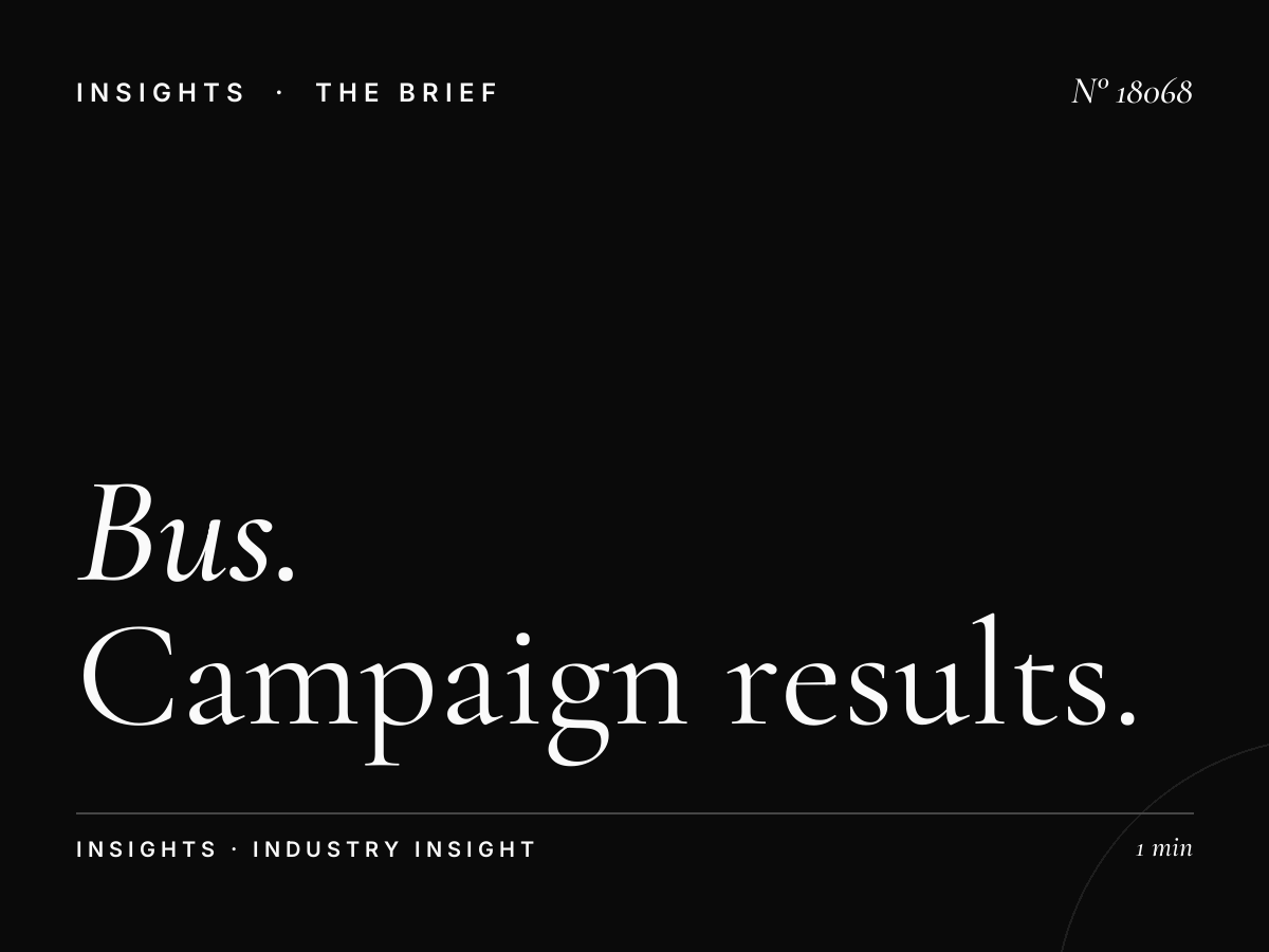 Bus Supersides Effectiveness London: Campaign Results