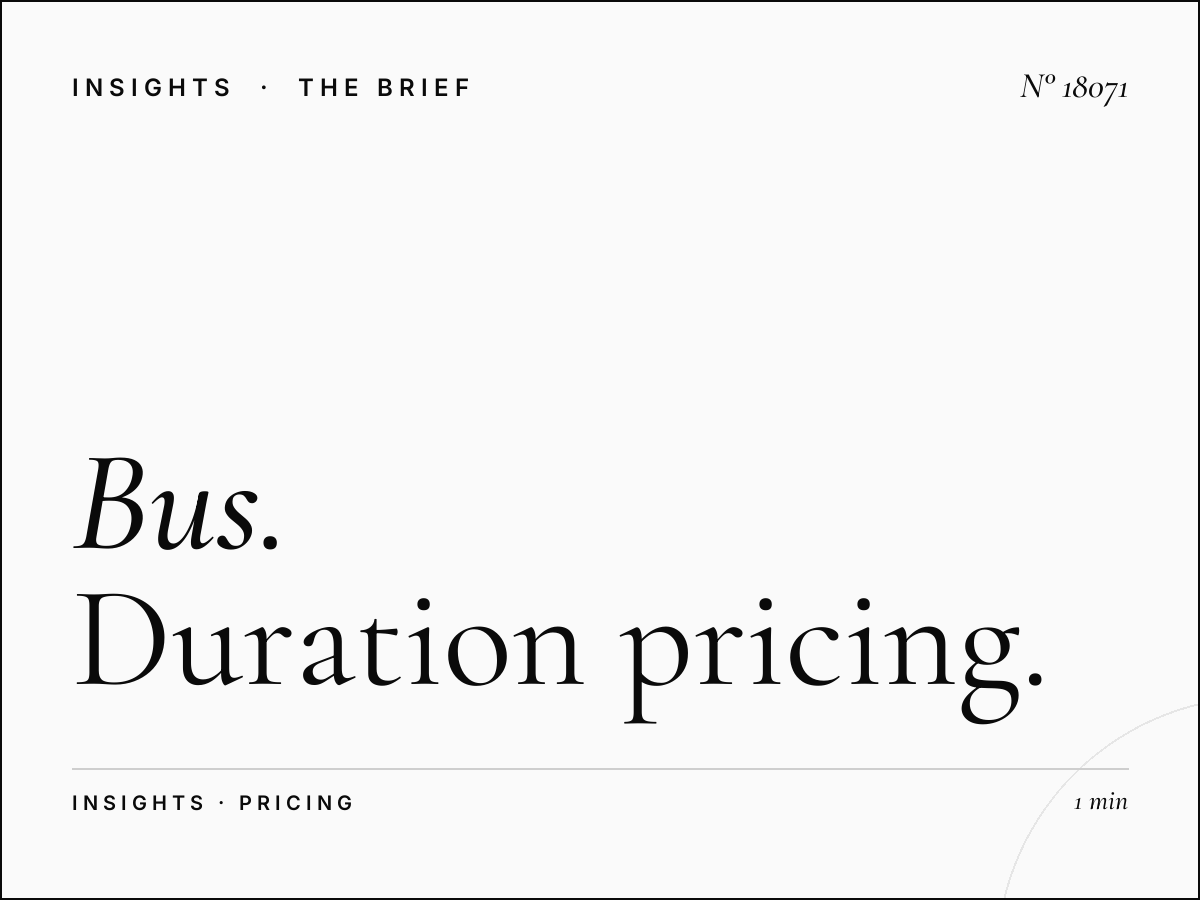 Bus Supersides Monthly Rates London: Duration Pricing