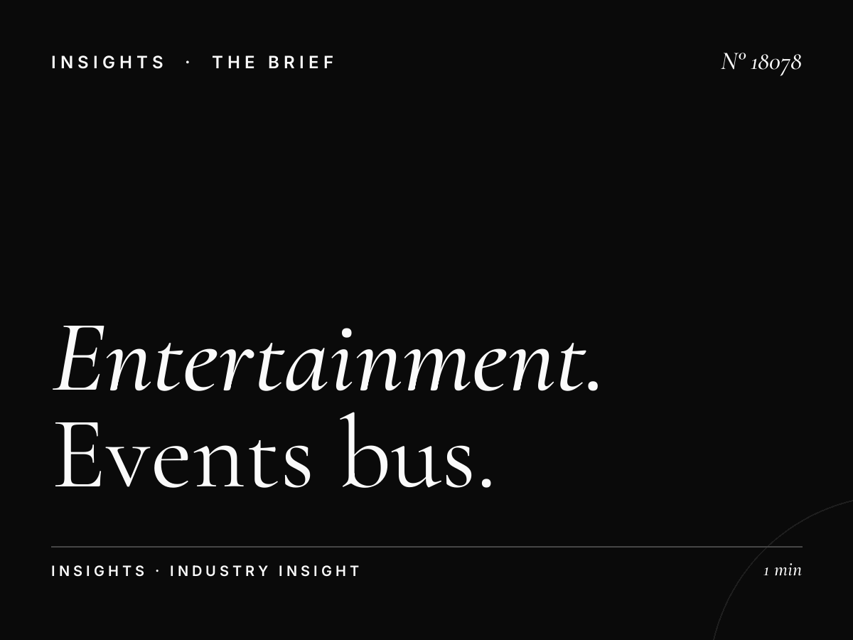 Entertainment London Bus Supersides: Events Bus