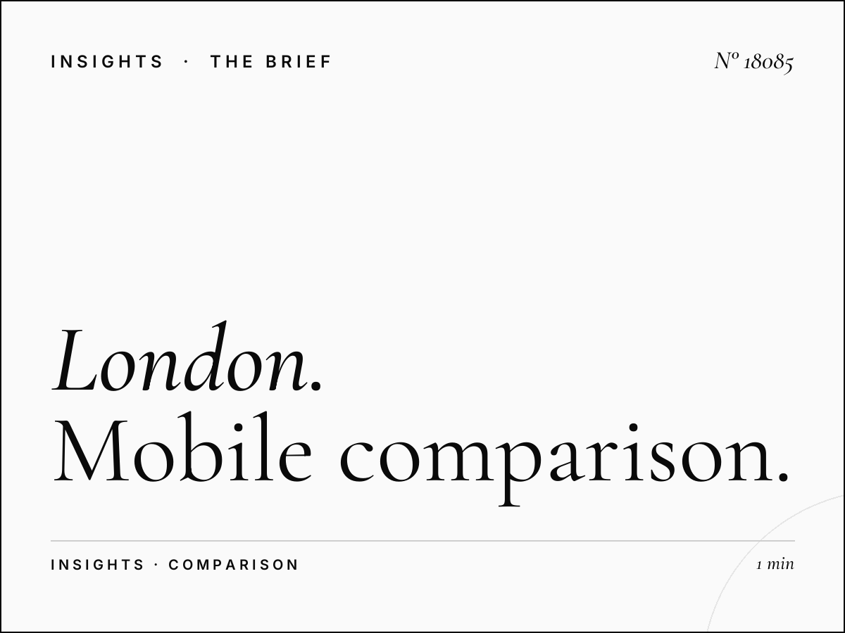 London Bus Supersides vs Underground: Mobile Comparison