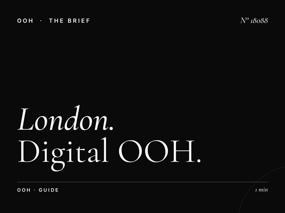 London D96s Digital Screen Advertising: Complete Digital OOH Guide