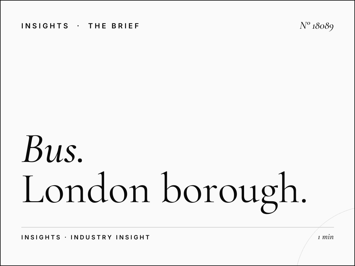 Bus Supersides Geographic Reach: London Borough Coverage