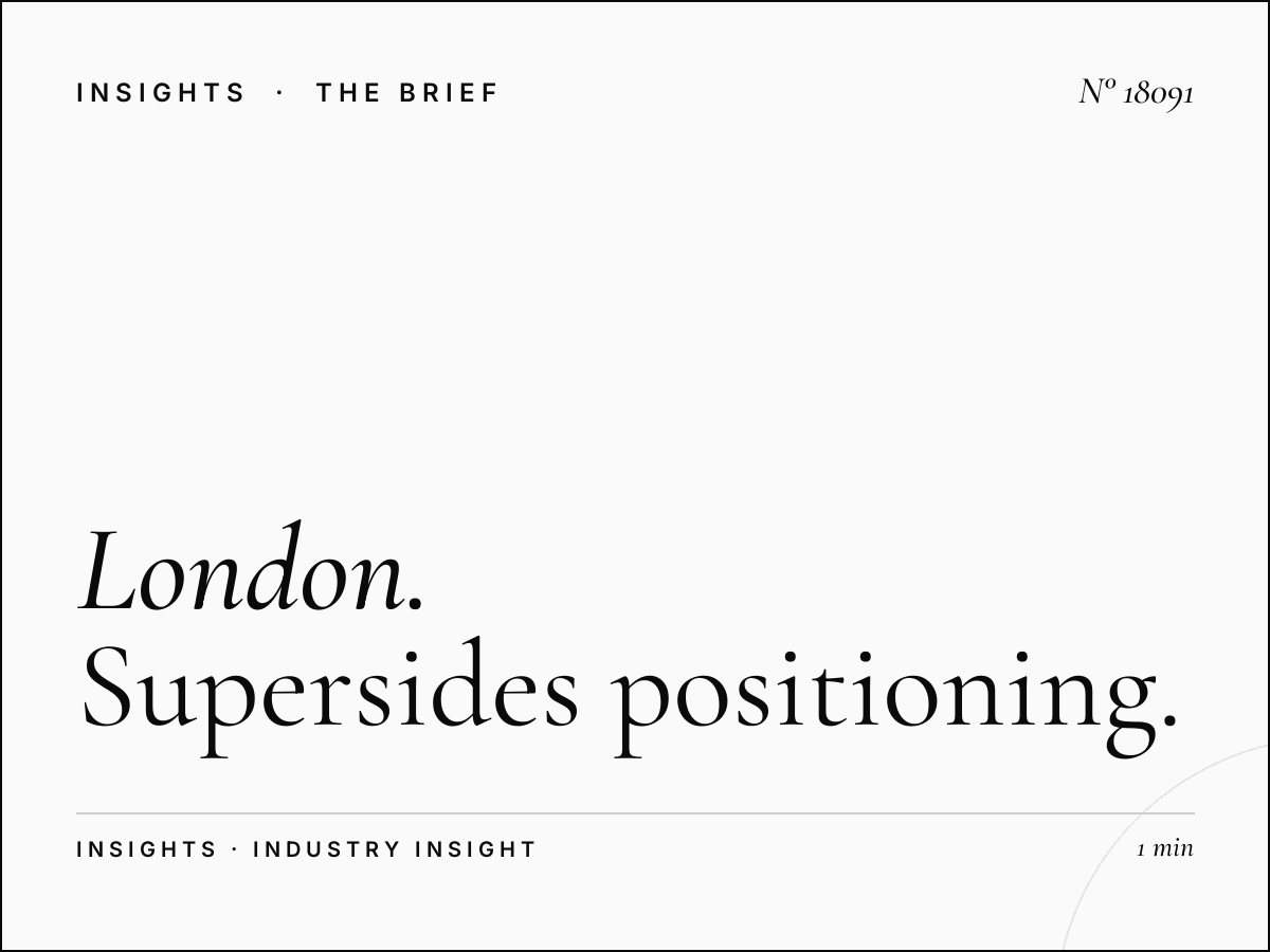 London Bus Competition: Supersides Positioning