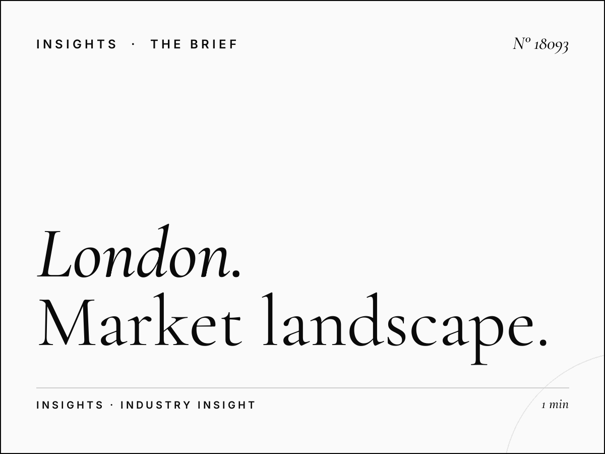 London Bus Supersides Competition: Market Landscape