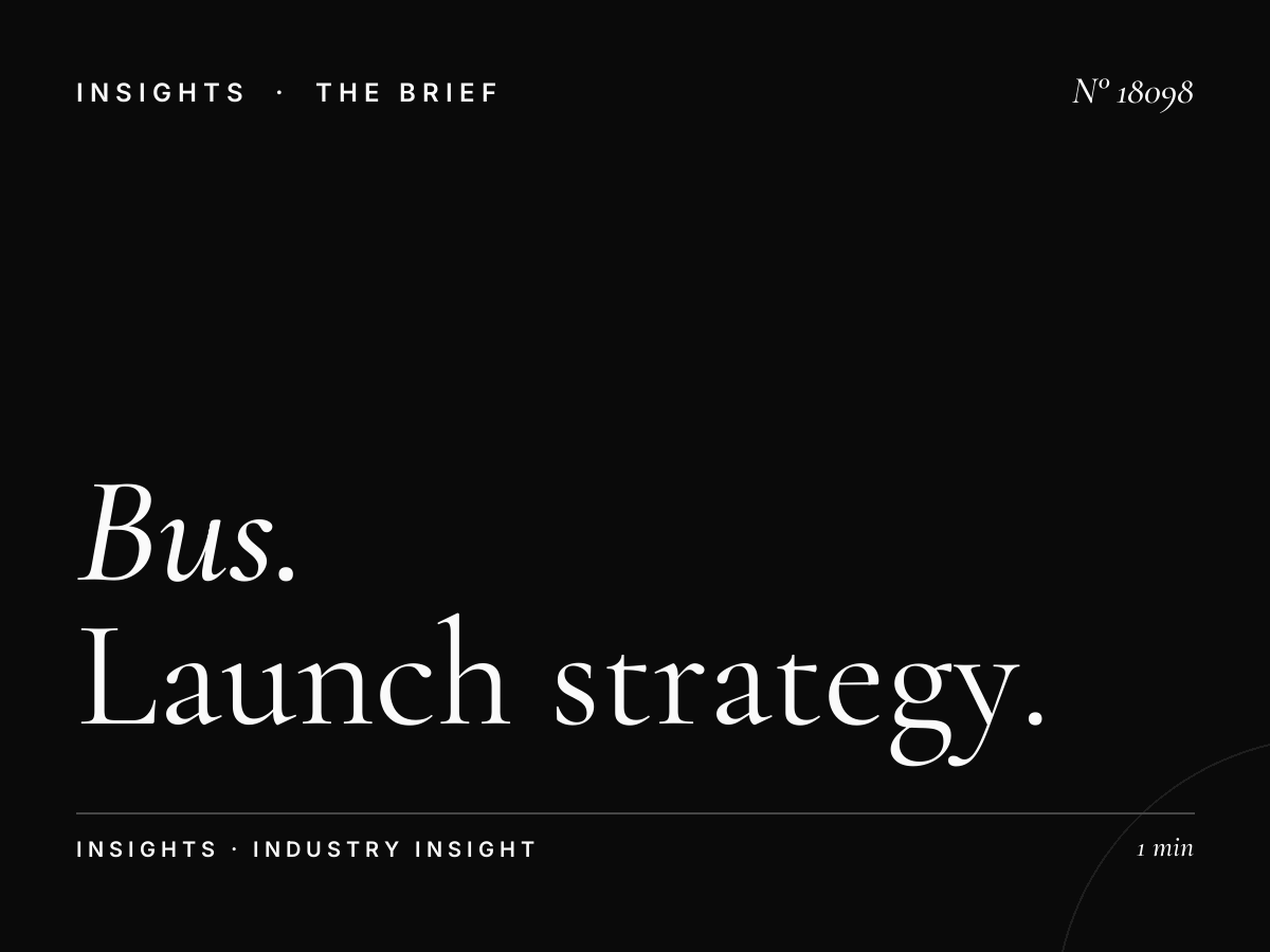 Bus Supersides New Product London: Launch Strategy