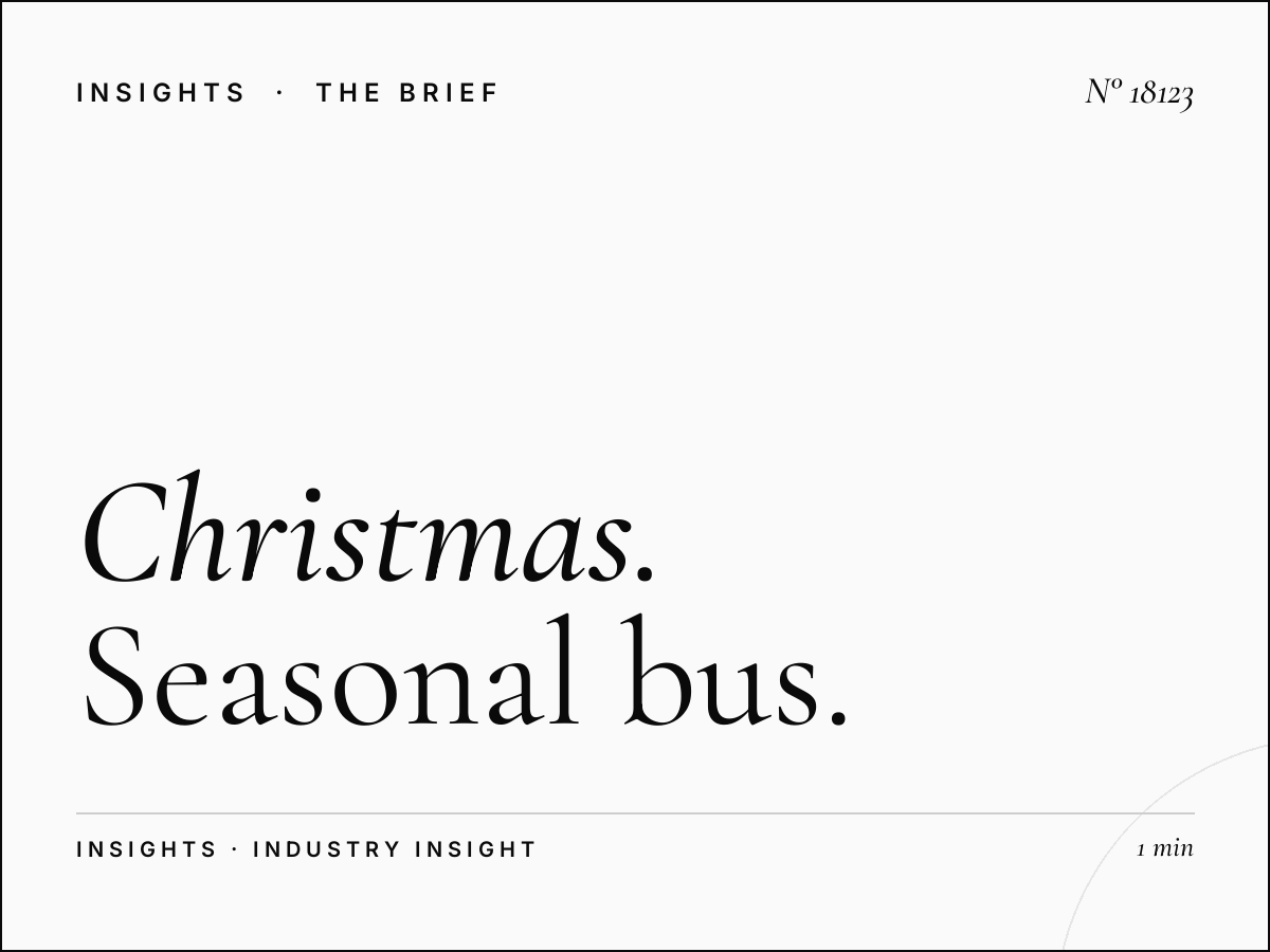 Christmas London Bus Supersides: Seasonal Bus Campaign