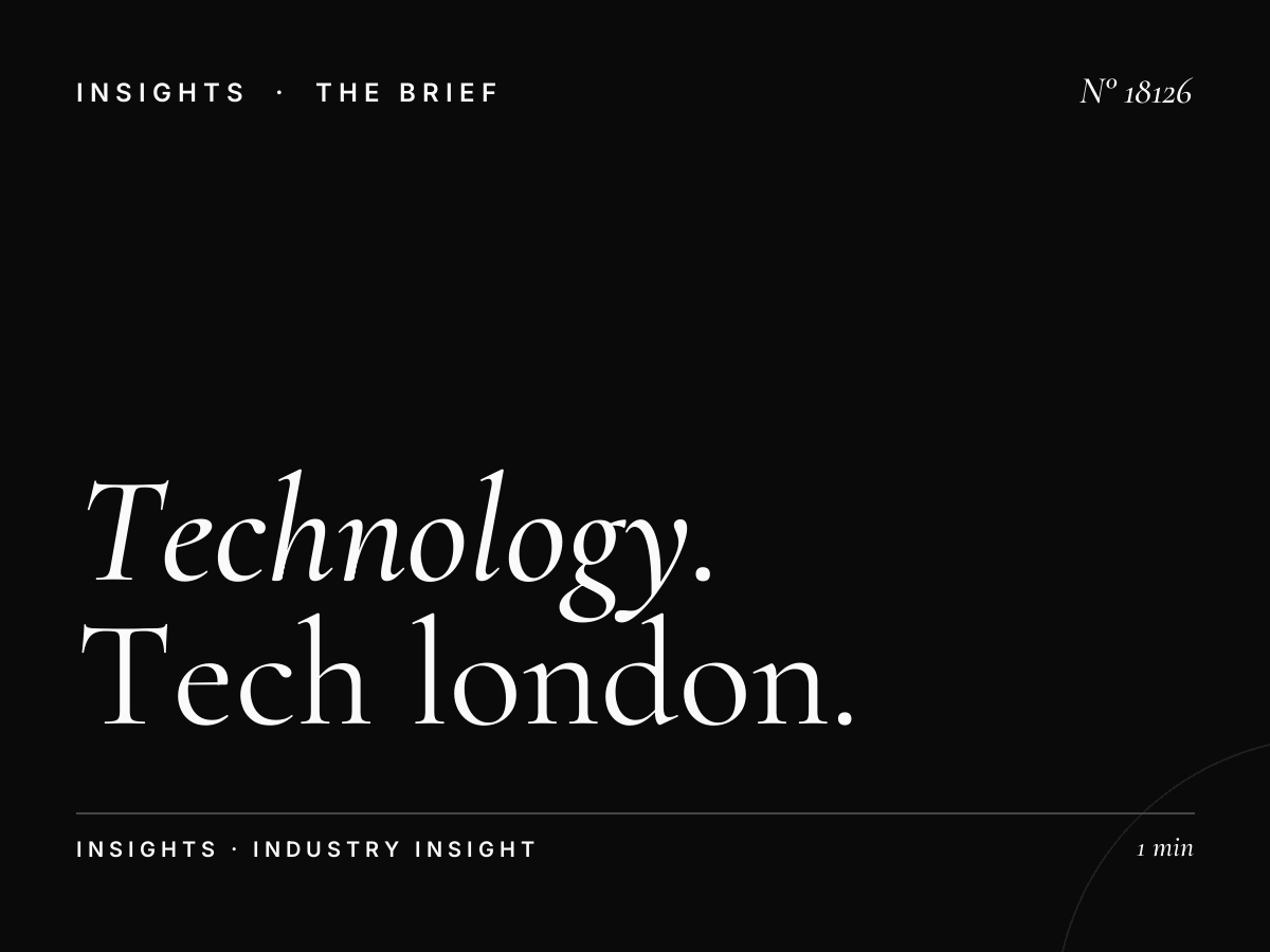Technology Brands D96s Digital: Tech London Screen