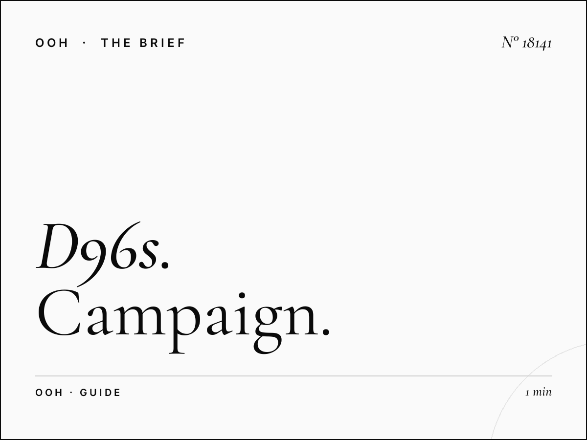 D96s Digital Screen Advertising London: Campaign Guide