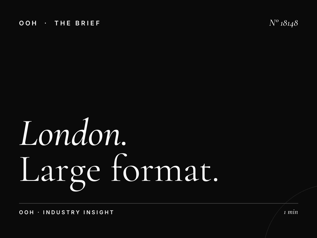 London D96s Digital Screen Size: Large Format Specs