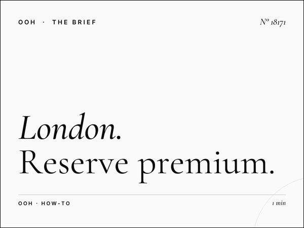 London D96s Digital Screen Booking: How to Reserve Premium DOOH Advertising Space