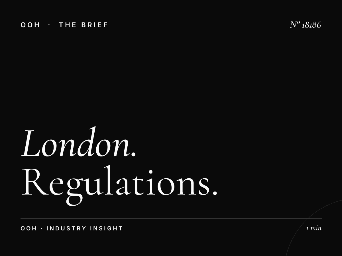 London D96 Digital Screen Permits: Regulations