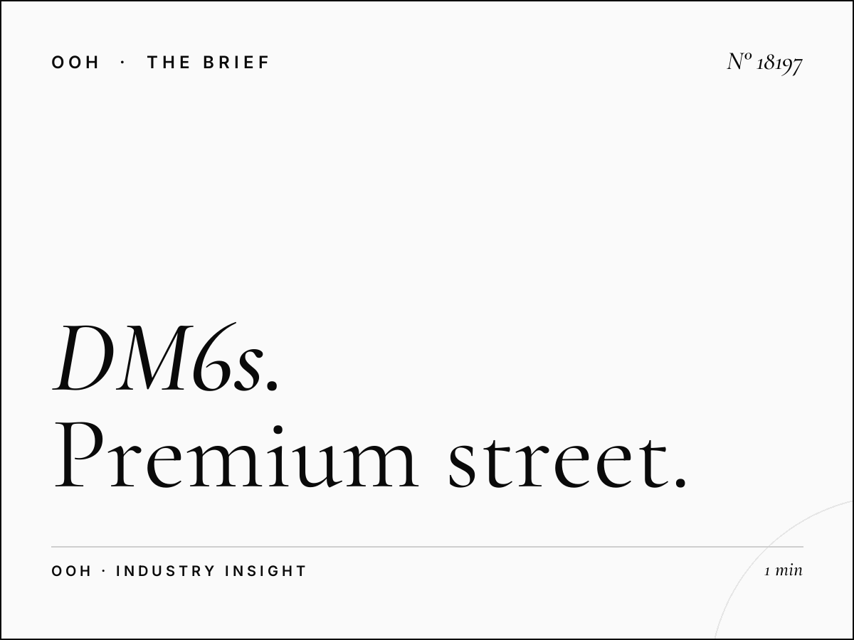 DM6s Digital Screens Sites London: Premium Street Spots