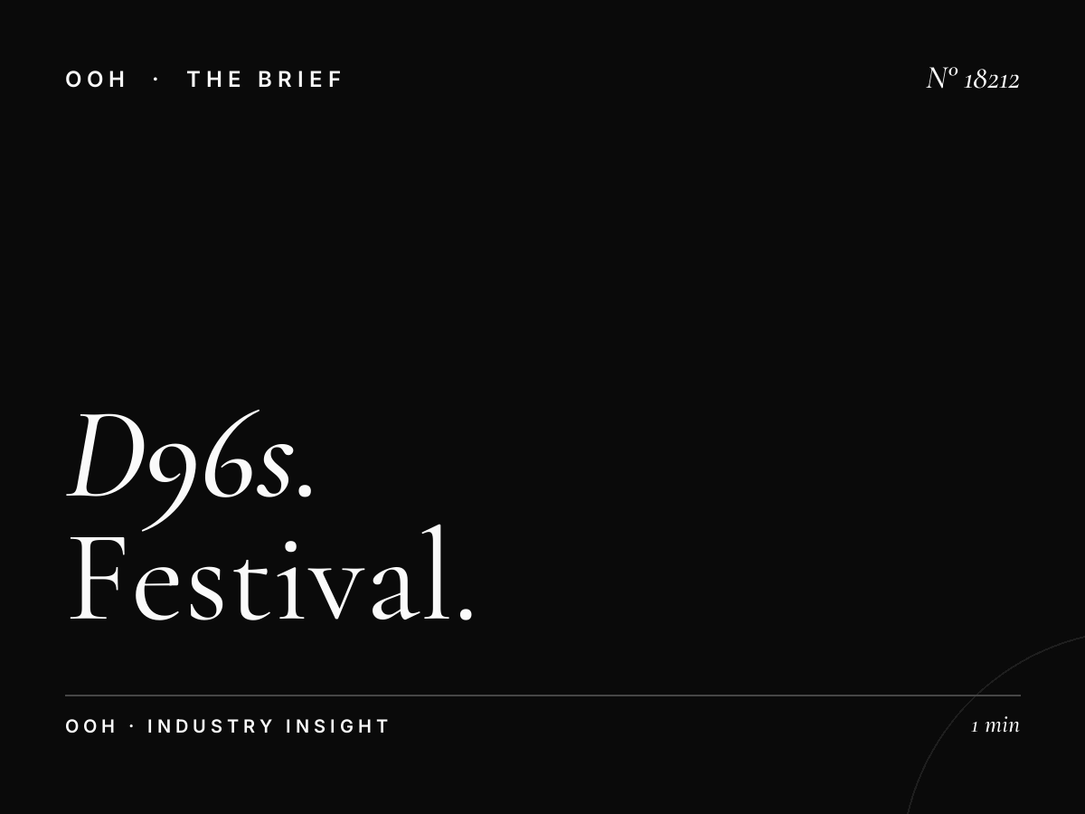 D96s Digital Screen Event Marketing London: Festival