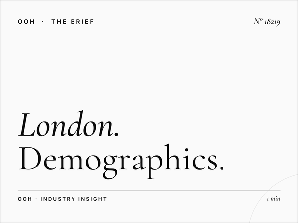 London D96s Digital Screen Audience: Demographics and Advertising Potential