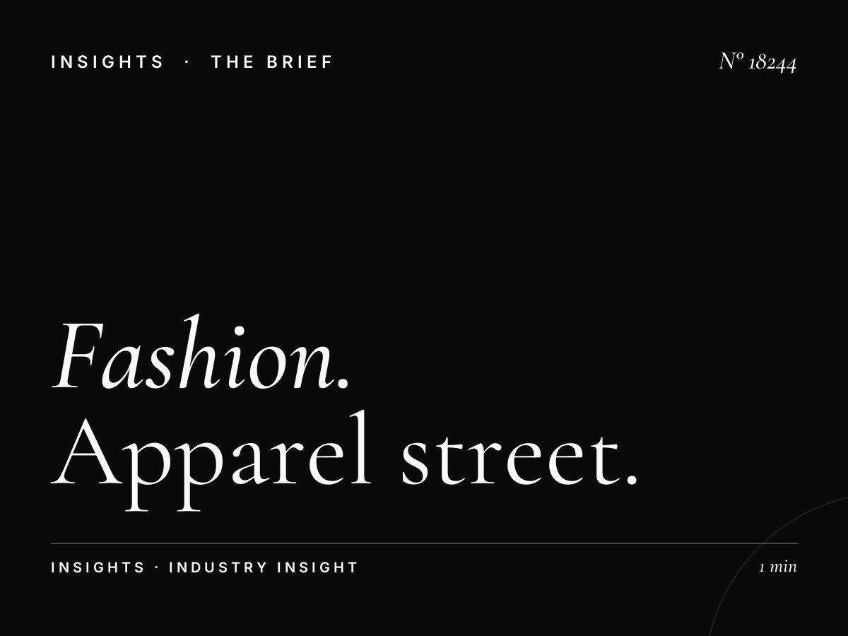 Fashion Brands London DM6s Digital: Apparel Street Digital