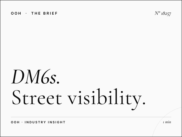 DM6s Digital Screens Impact London: Street Visibility