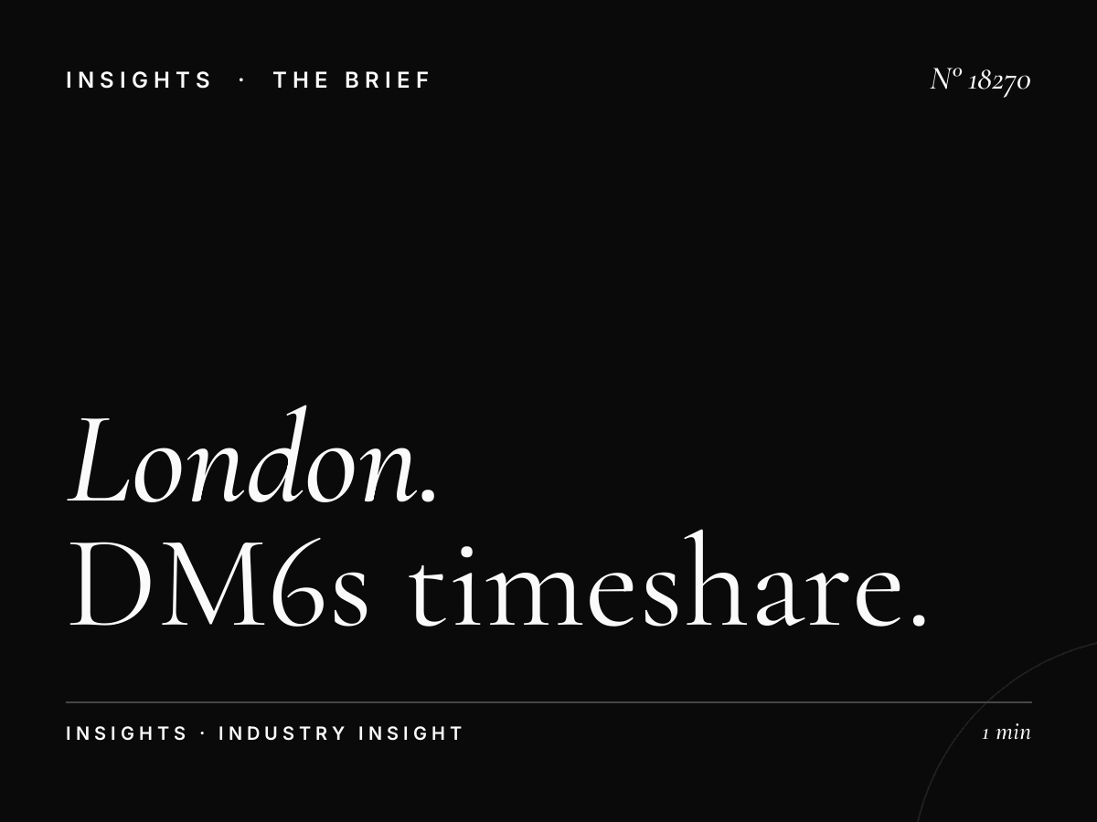 London Street Digital Rotation: DM6s Timeshare