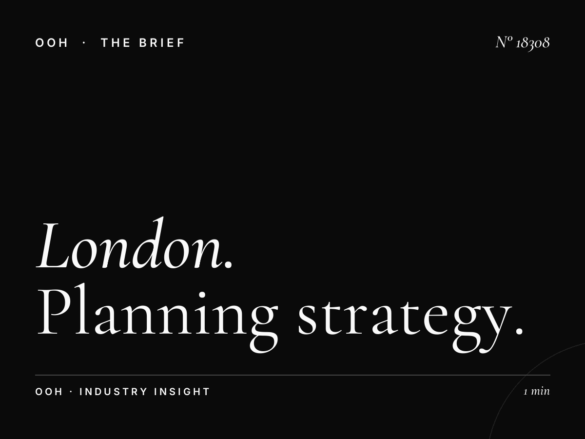 London D48s Digital Screen Campaign: Planning Strategy