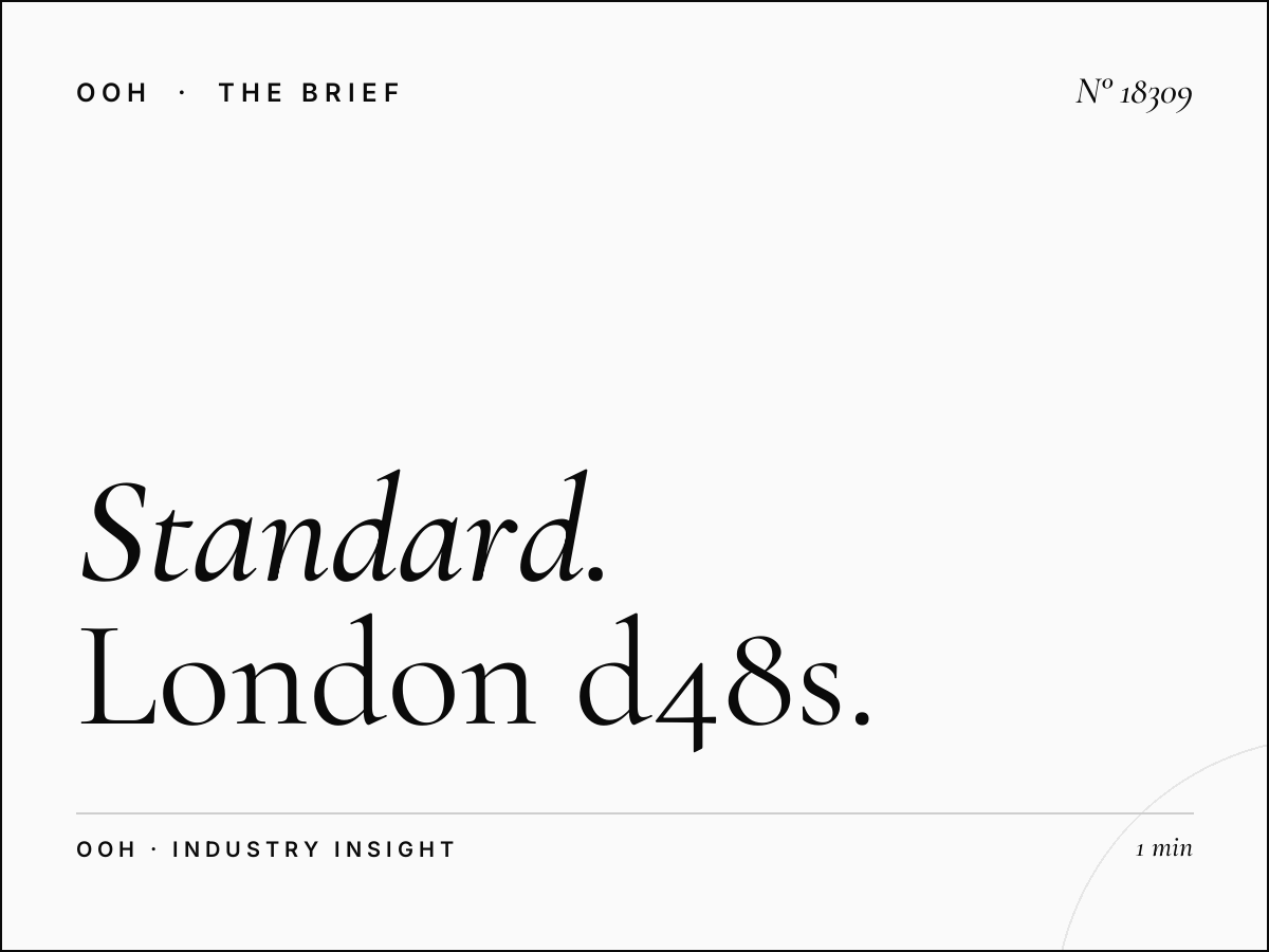 Standard Digital Screen: London D48s Specifications