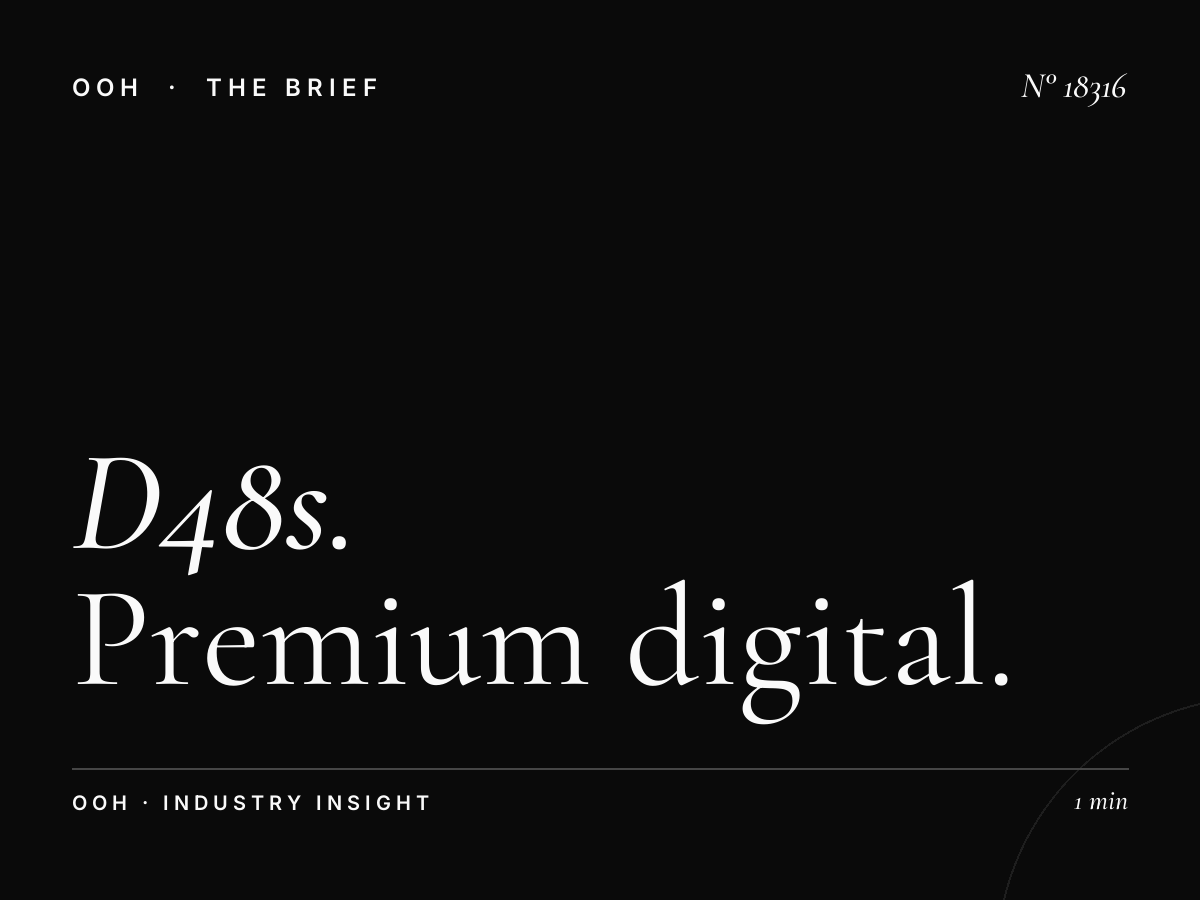 D48s Digital Screen Sites London: Premium Digital Spots