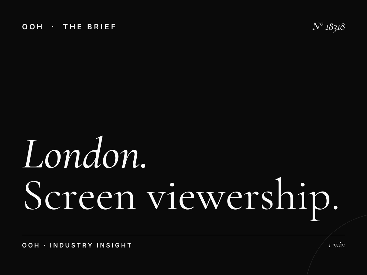 London D48s Digital Screen Traffic: Screen Viewership Analysis for Smart Media Buyers