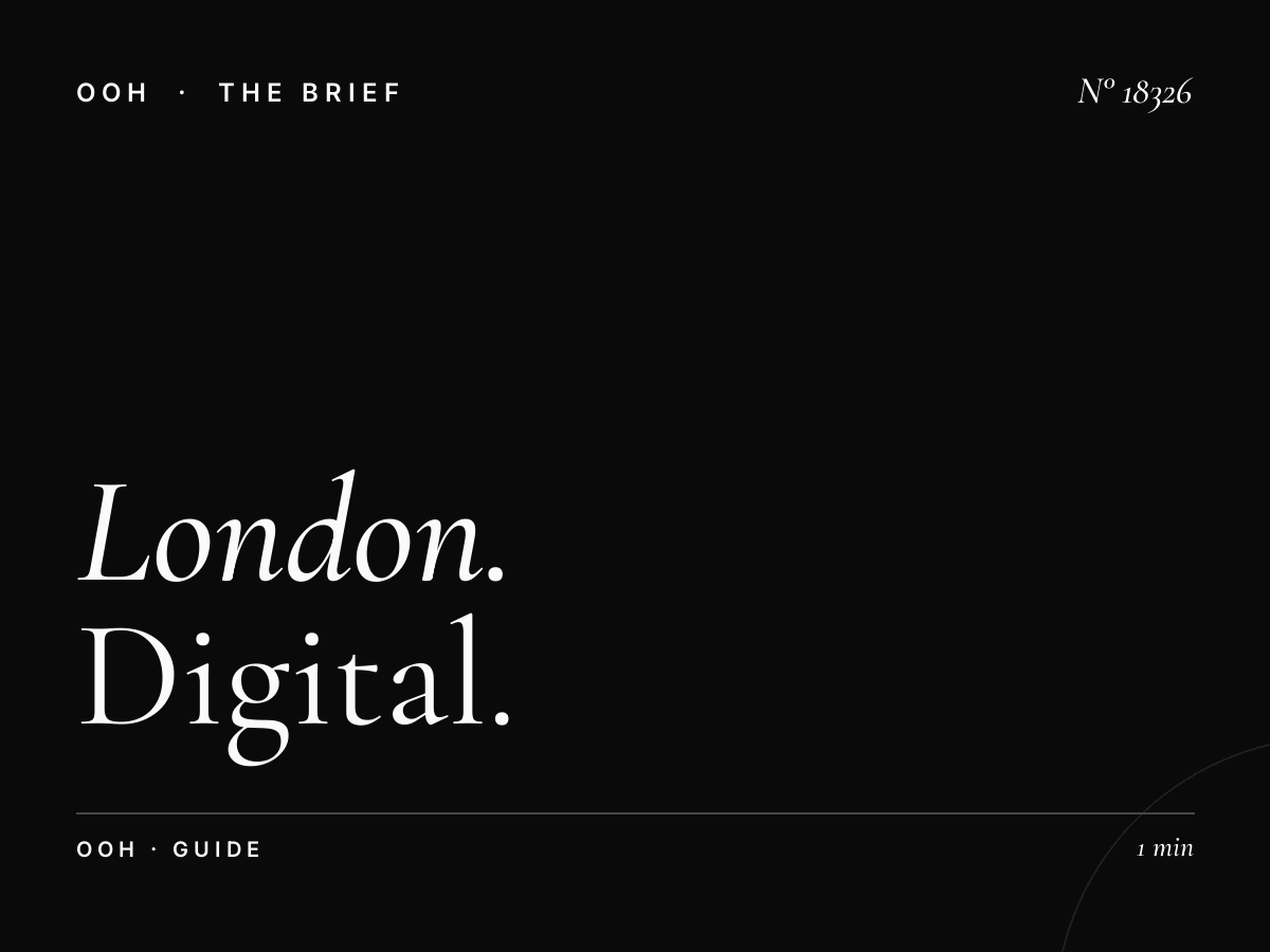 London D48s Digital Screen Advertising: Complete Digital Guide