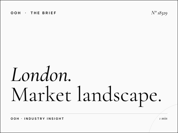London DM6s Digital Screens Competition: Market Landscape