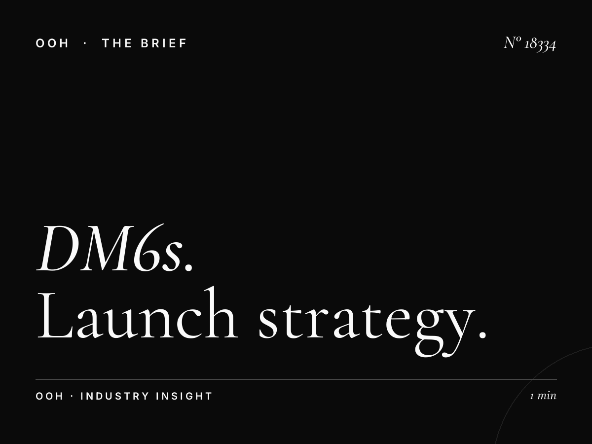 DM6s Digital Screens New Product London: Launch Strategy
