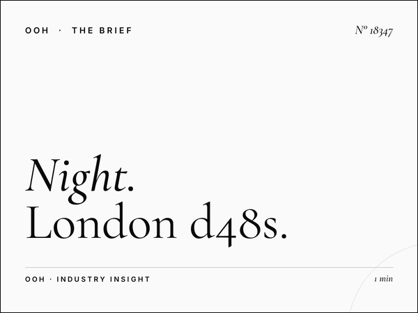 Night Digital Screen: London D48s After-Dark
