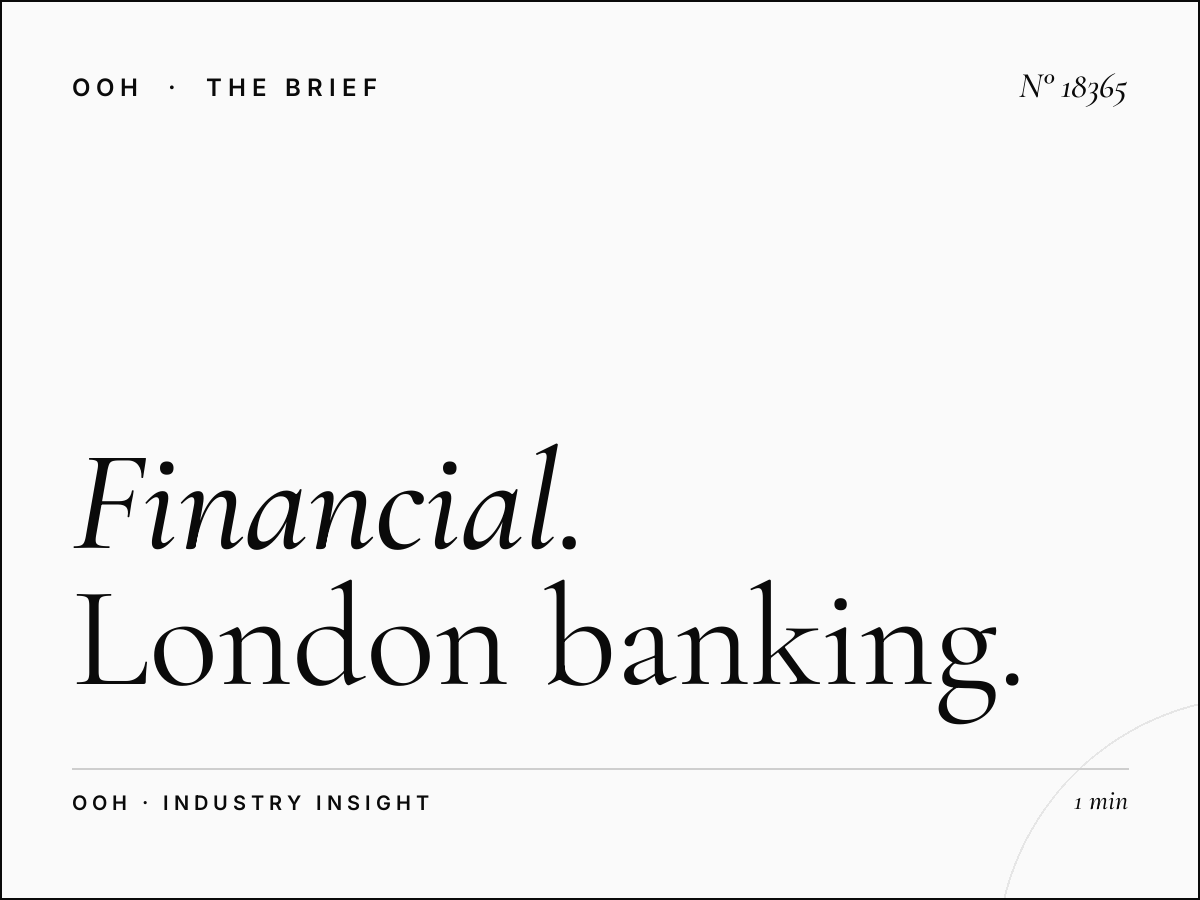 Financial Services D48s Digital Screen: London Banking District Advertising That Converts