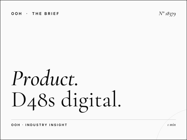 Product Launch London: D48s Digital Screen High-Impact