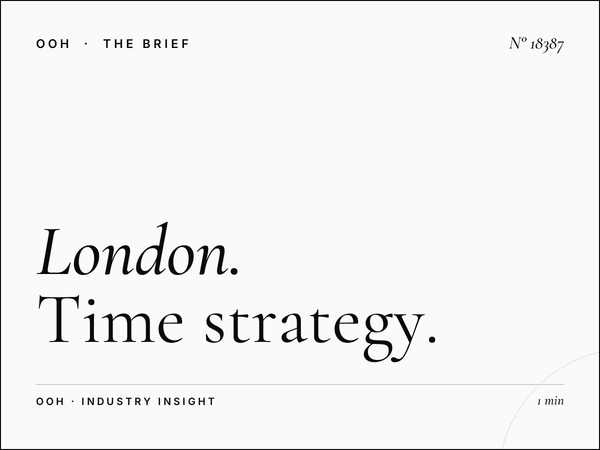 London D48s Digital Screen Dayparting: Time Strategy