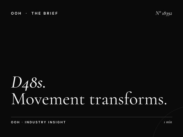 D48s Digital Screen Video Content London: Movement Transforms Modern Advertising