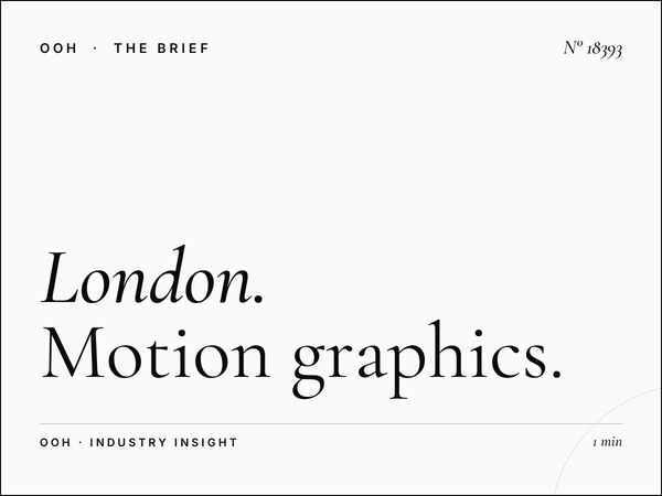 London D48s Digital Screen Animation: Motion Graphics That Captivate the Capital