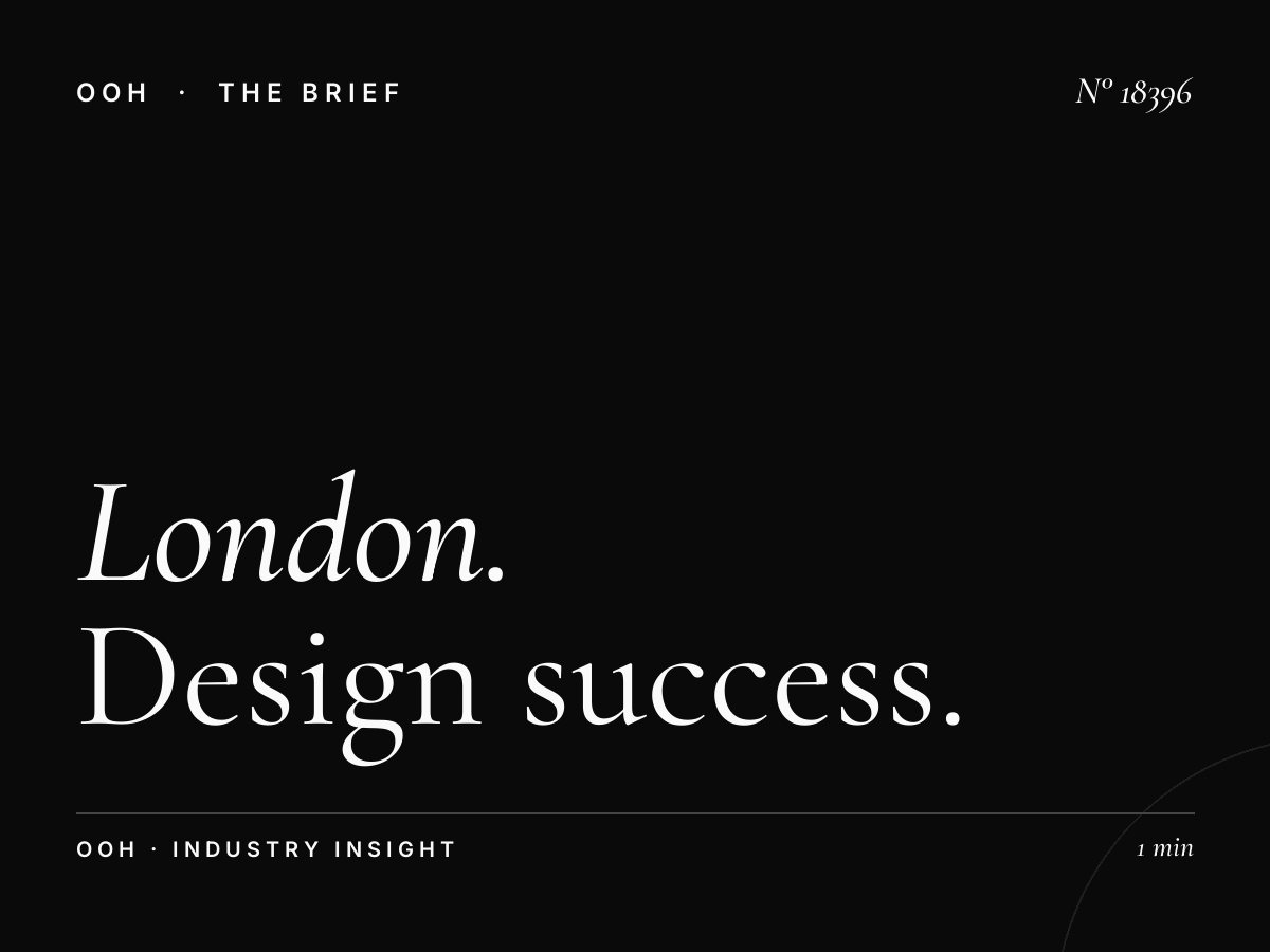 London D48s Digital Screen Creative: Design Success