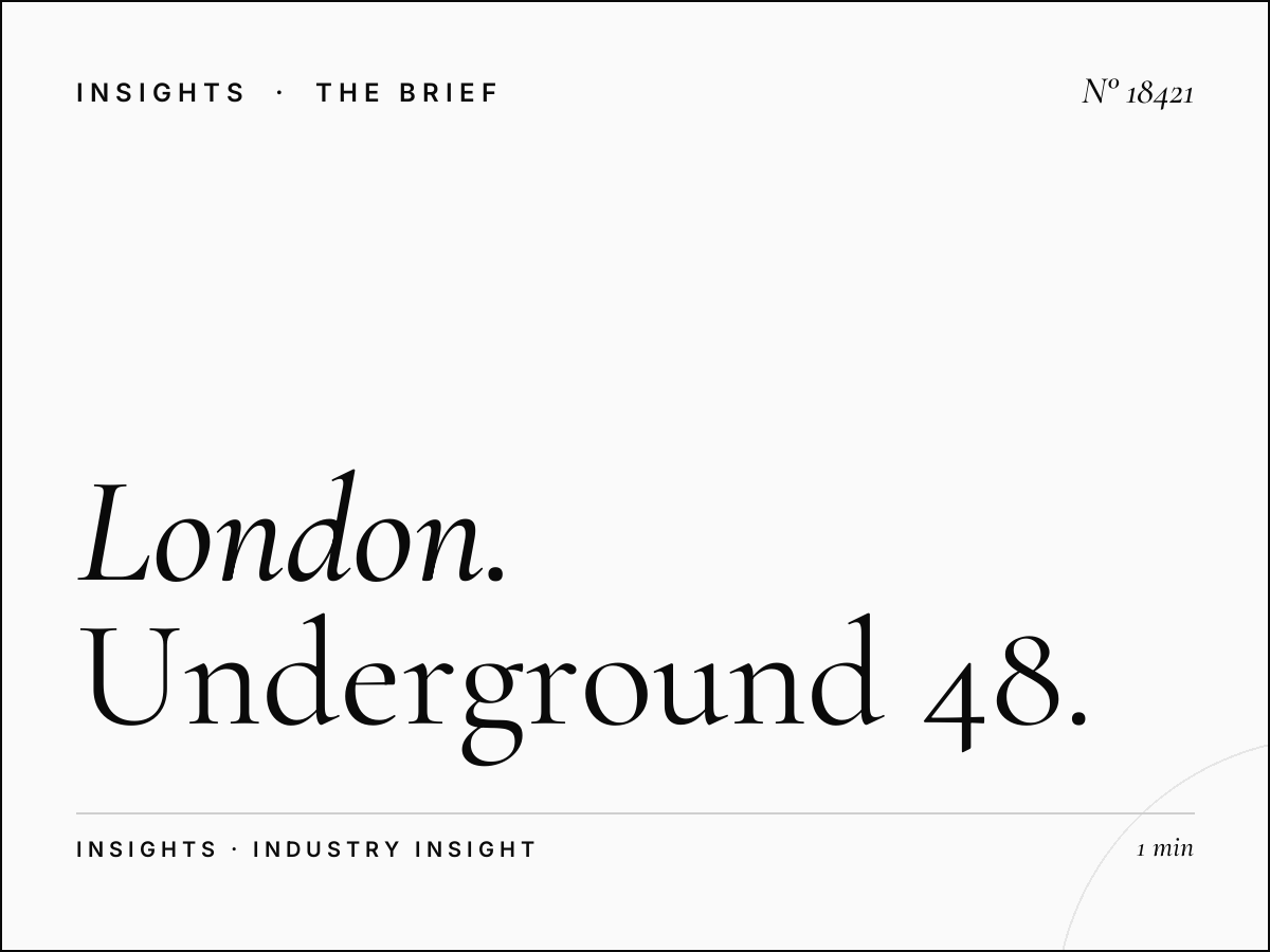 London Tube Visibility: Underground 48 Sheets Effectiveness
