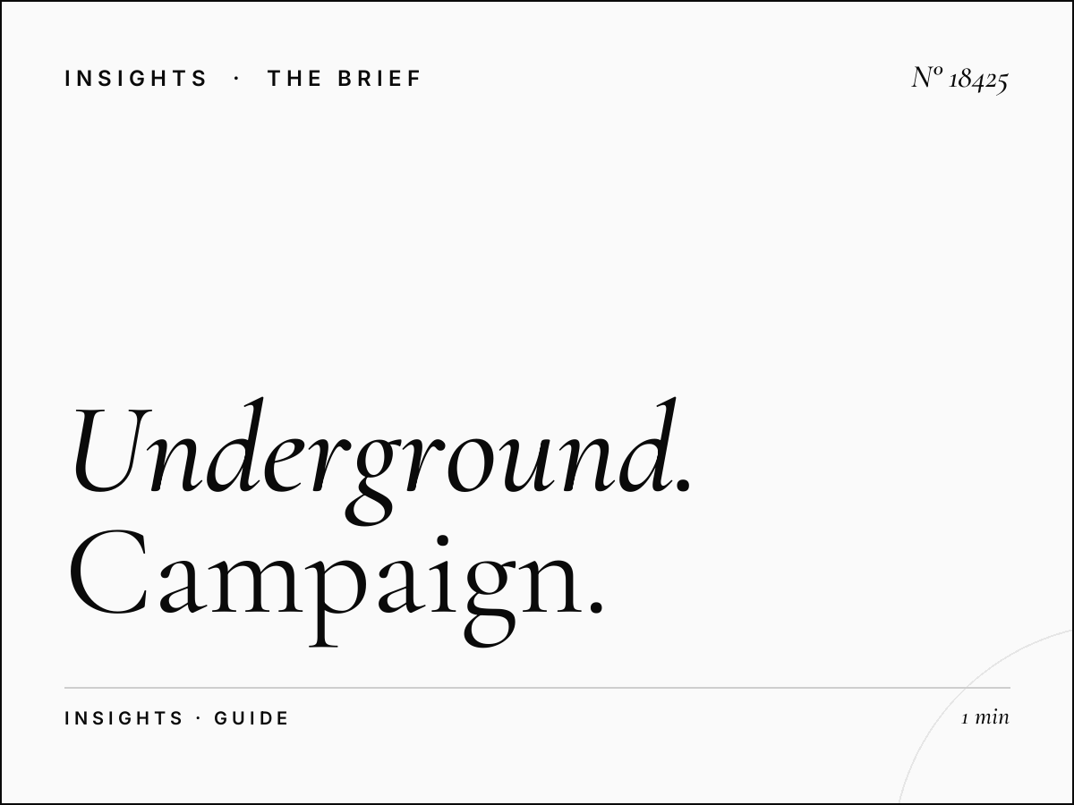 Underground 48 Sheets Advertising London: Campaign Guide