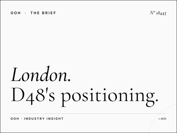 London Digital Screen Competition: D48's Positioning