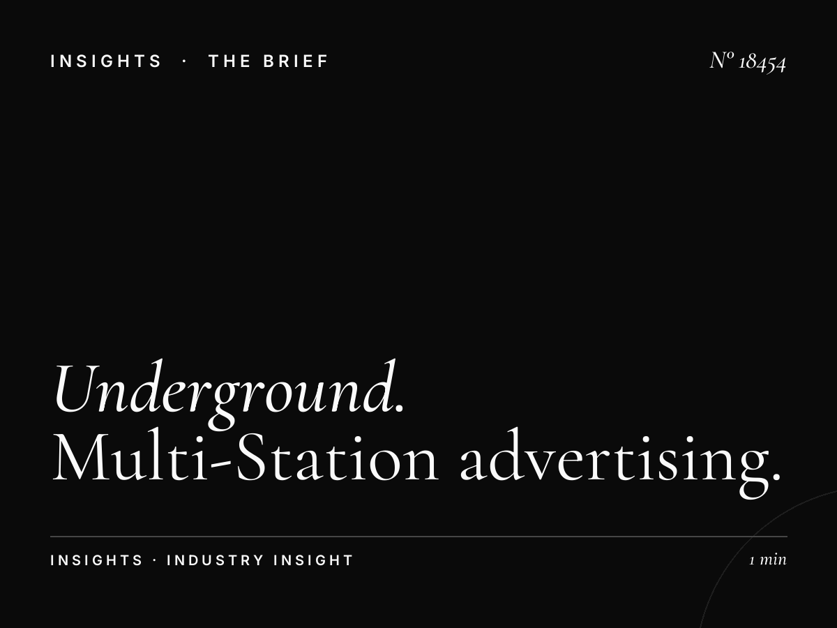 Underground 48 Sheets Network London: Multi-Station Advertising Explained
