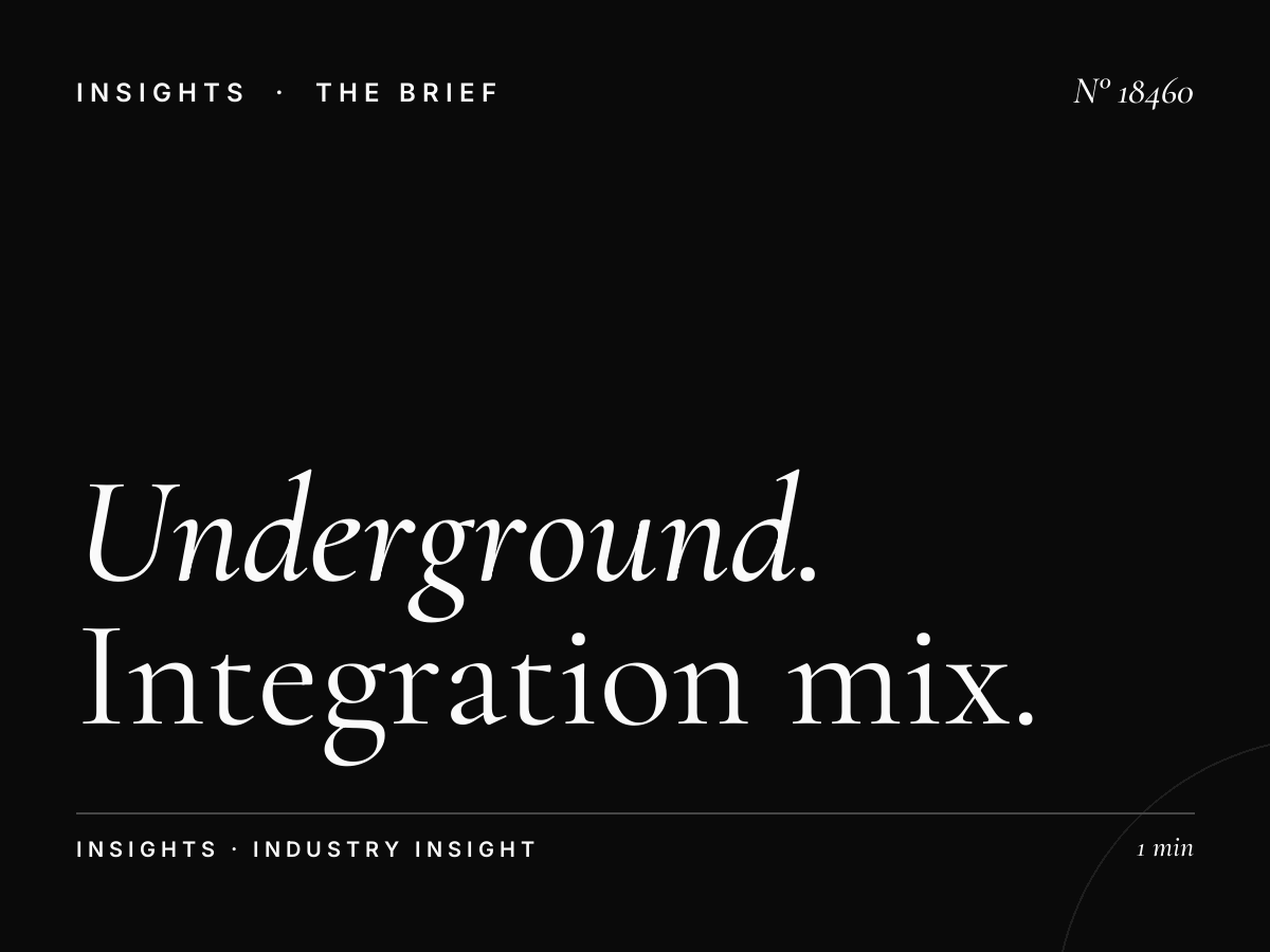 Underground 48 Sheets Marketing London: Integration Mix