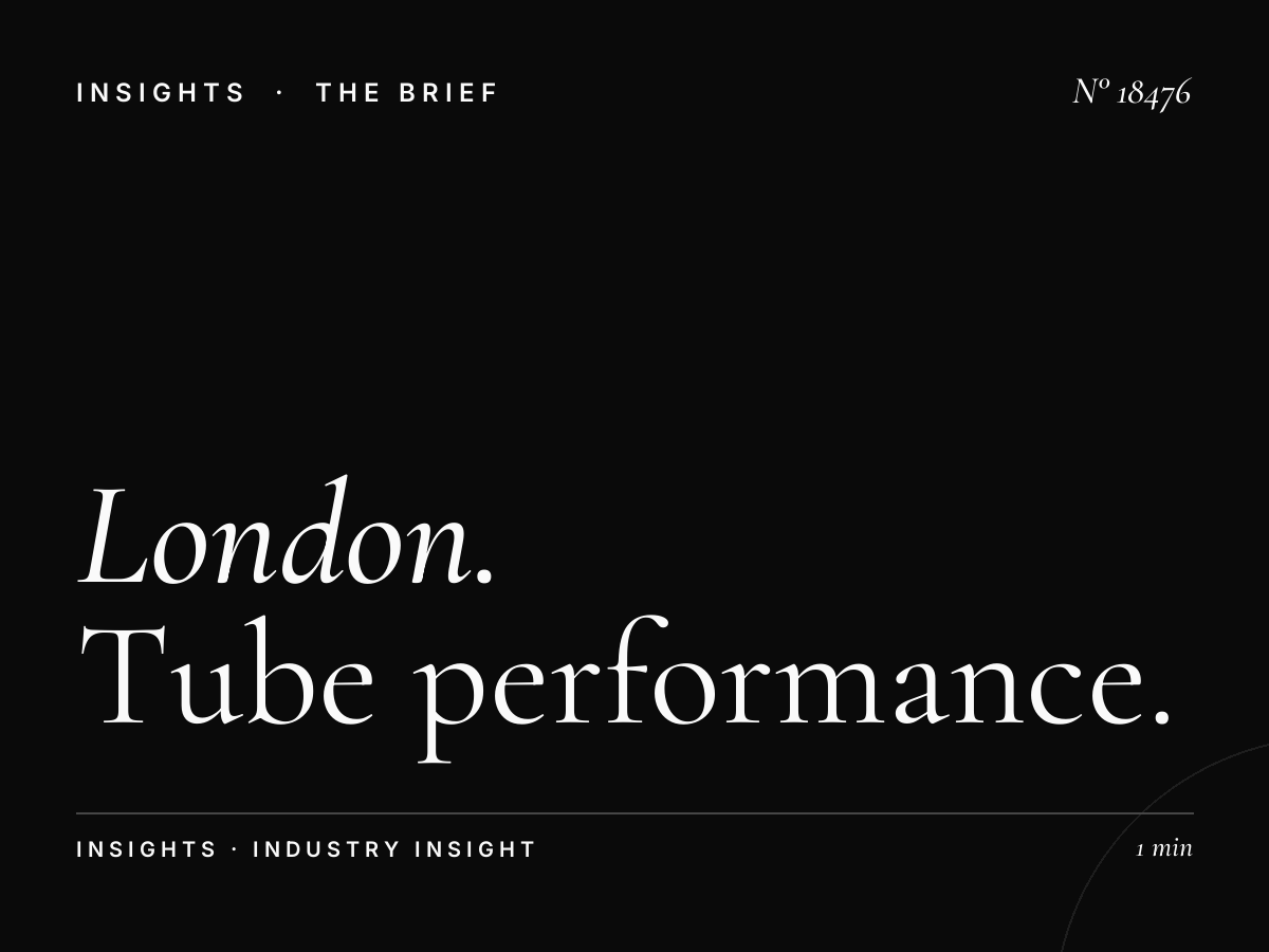 London Underground 48 Sheets ROI: Tube Performance