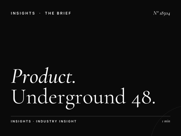 Product Launch London: Underground 48 Sheets High-Impact
