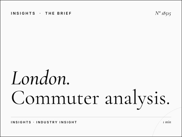 London Underground 48 Sheets Traffic: Commuter Analysis