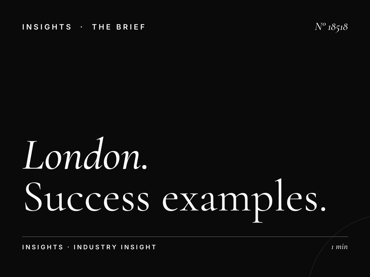 London Underground 48 Sheets Cases: Success Examples