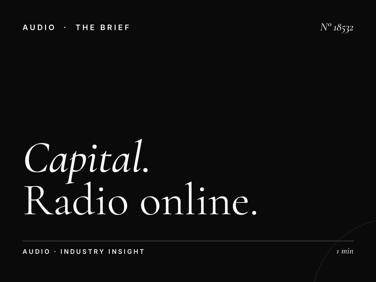 Capital Radio UK Digital Integration: Radio Online National