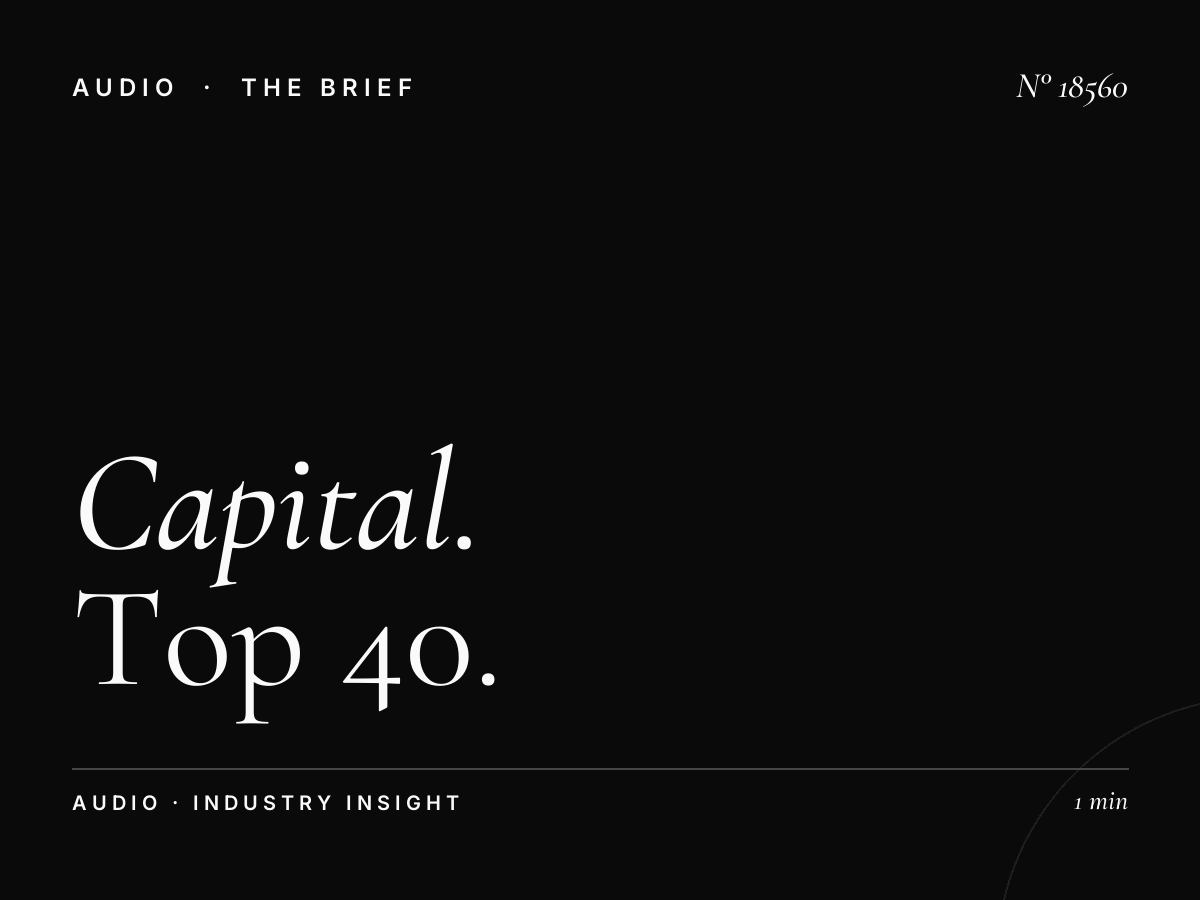 Capital Radio UK Chart Shows: Top 40 National Sponsorship