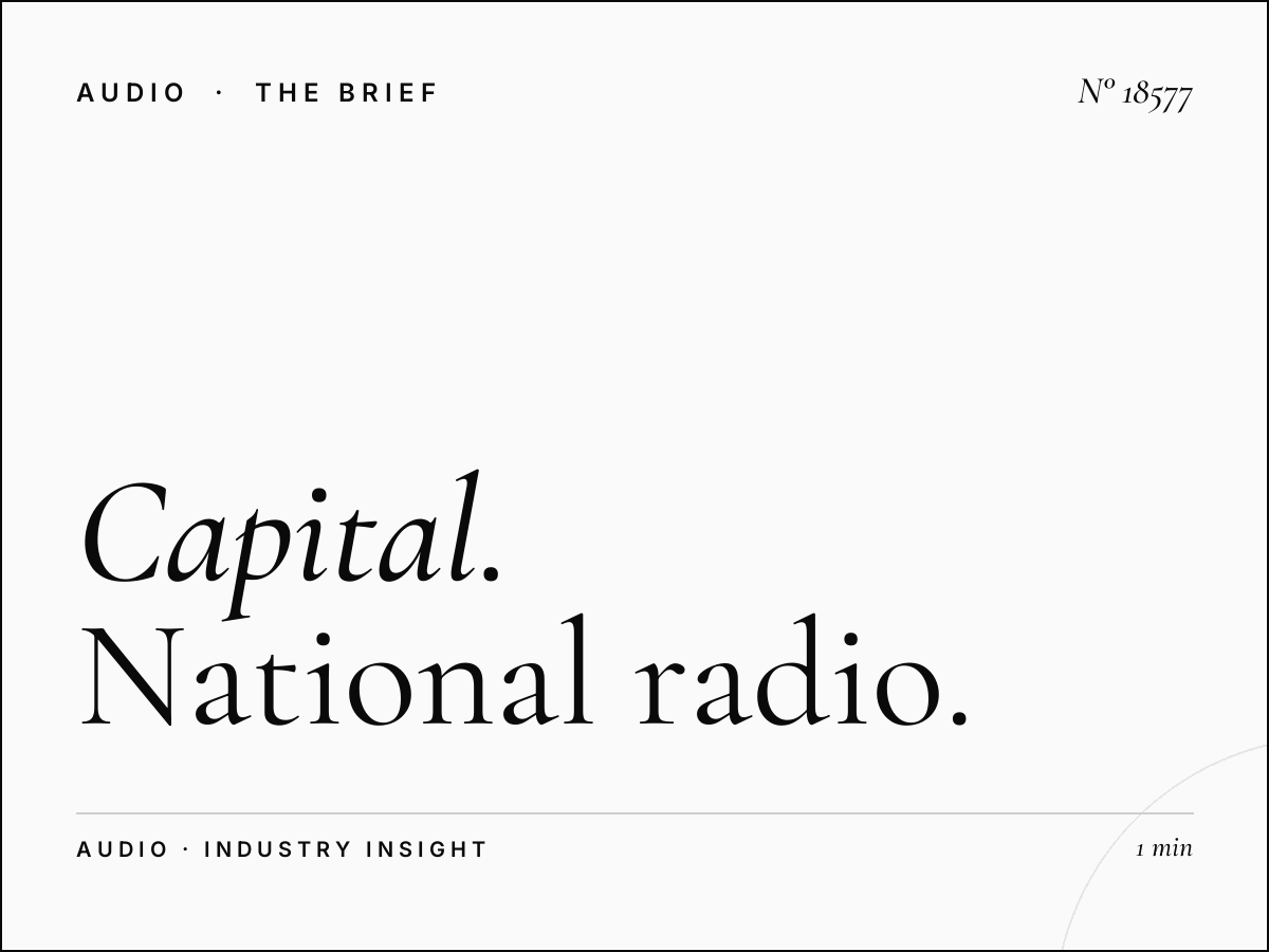 Capital Radio UK Competition: National Radio Positioning