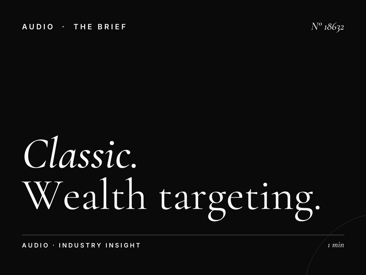 Classic FM London 100.6 Affluent Audience: Wealth Targeting